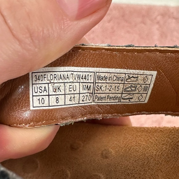 Vionic Floriana Teal Turquoise Snake Beaded Sandals Flip Flops Women’s Size 10 - Picture 10 of 10